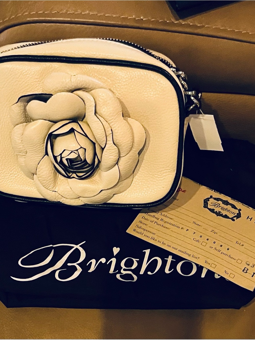 Brighton Rosie Mini Camera Bag NWT and REGISTRATION CARD
